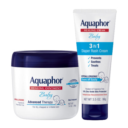Aquaphor Baby Healing Ointment Advanced Therapy Skin Protectant for Chapped or Dry Skin