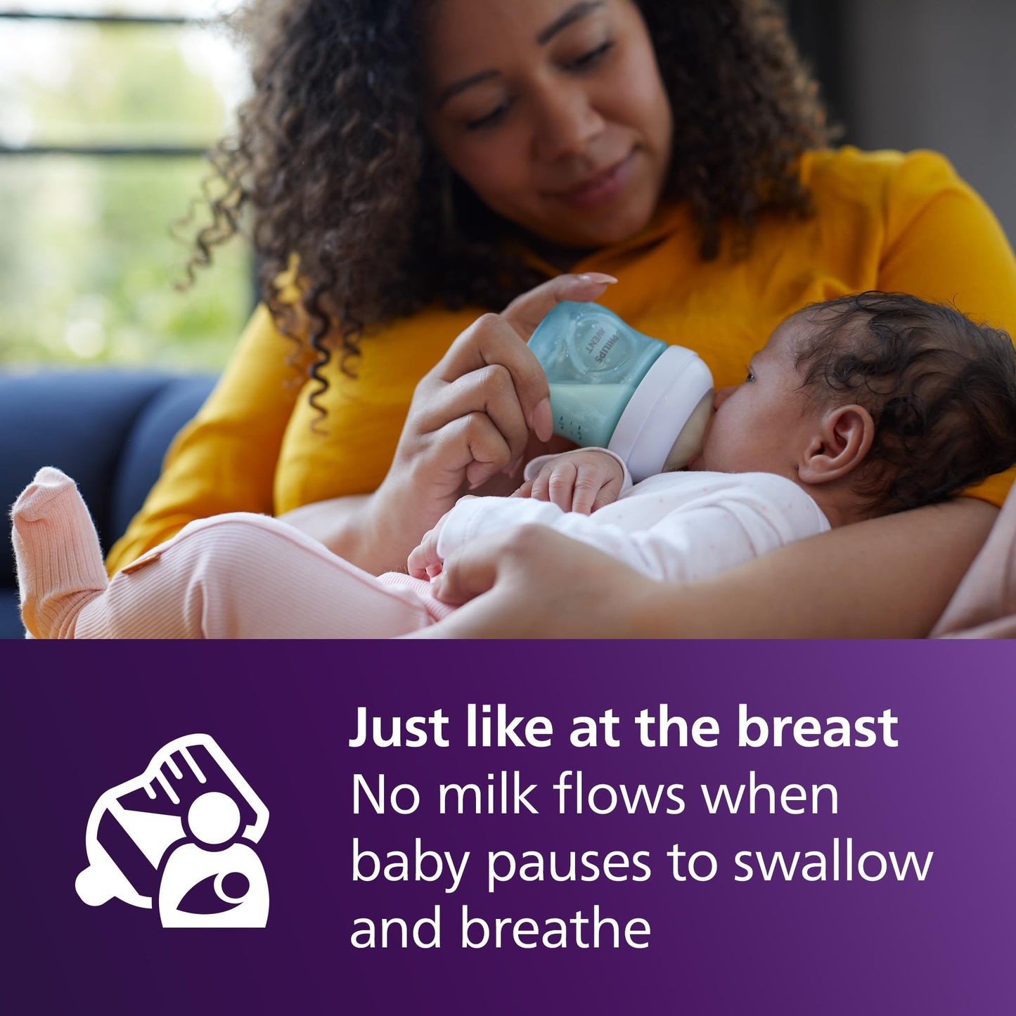 Philips AVENT Natural Baby Bottle with Natural Response Nipple