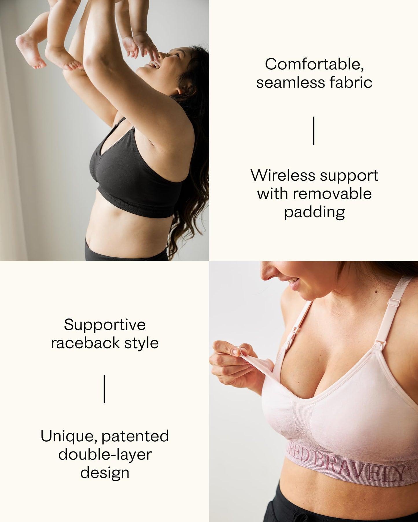 Kindred Bravely Sublime Hands Free Pumping & Nursing Sports Bra