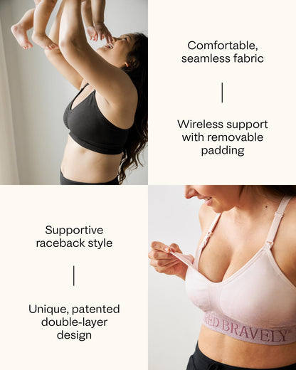 Kindred Bravely Sublime Hands Free Pumping & Nursing Sports Bra