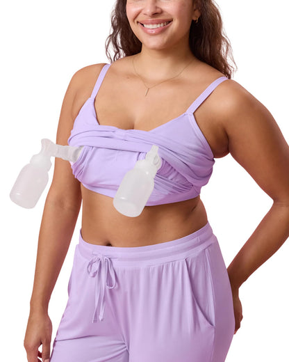 Kindred Bravely Sublime Hands Free Pumping Lounge & Sleep Bra, Nursing Bra