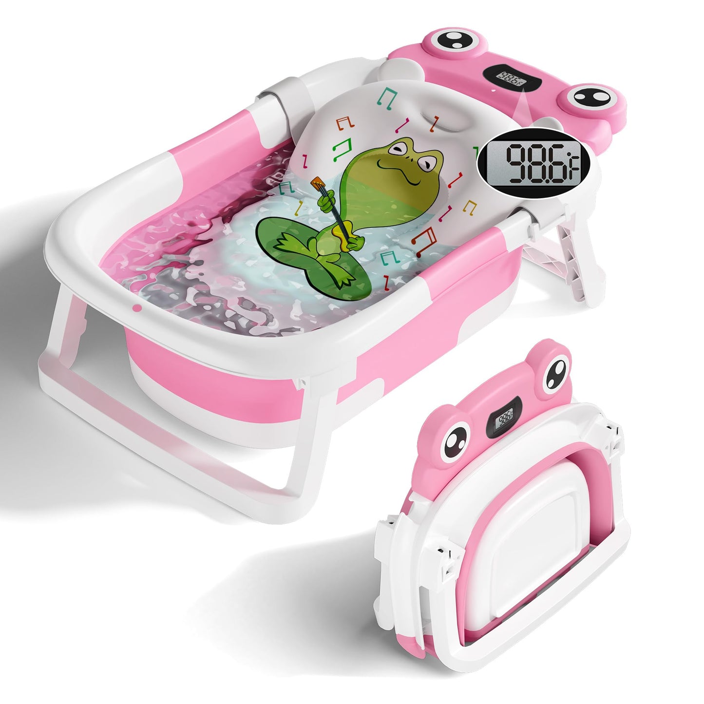 Foldable Baby Bath Tub Frog