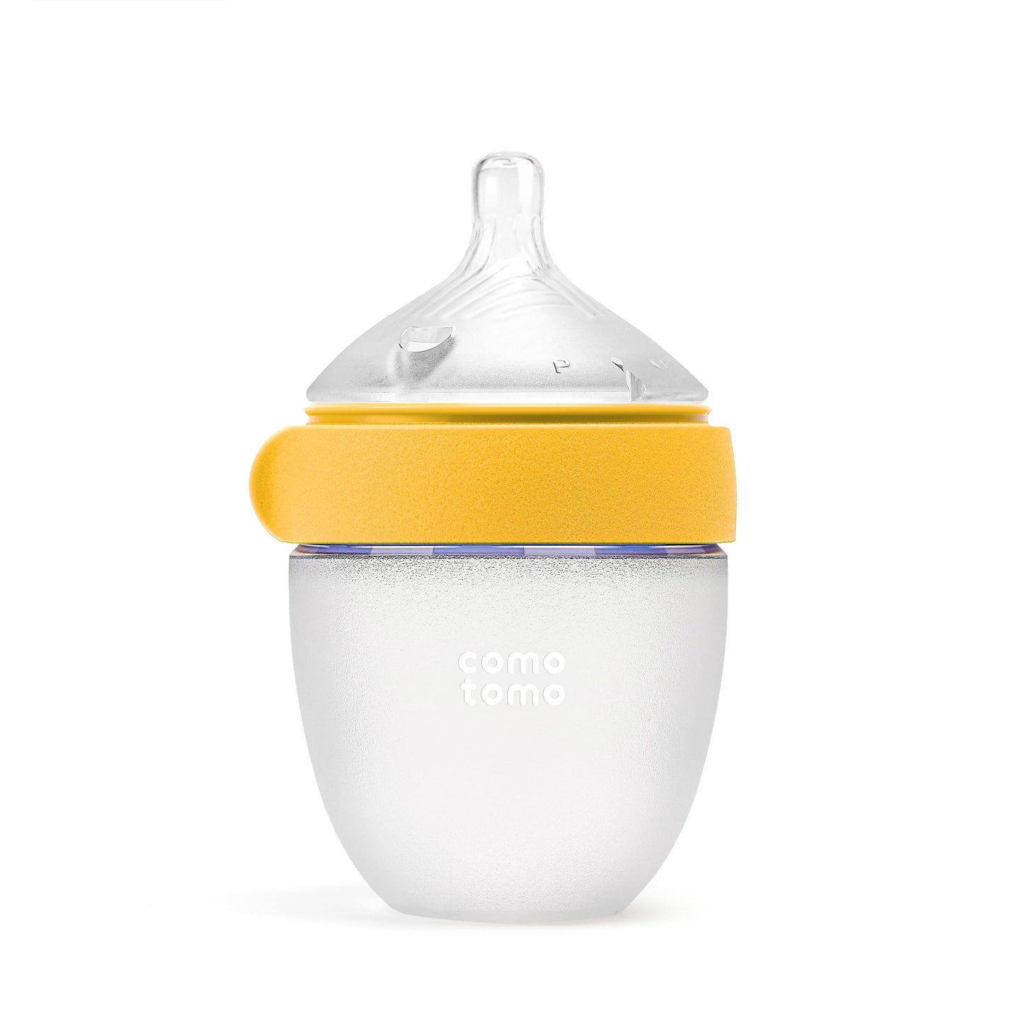 Comotomo Silicone Baby Bottle Gen 2 – 2026 Release (5oz) – True Slow-Flow Nipple for Newborn Feeding (0-3 Months) with Dual Anti Colic Vents for Breast to Bottle Transition
