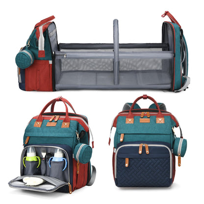 Jeryswet Diaper Bag with Changing Station, Diaper Bag Backpack
