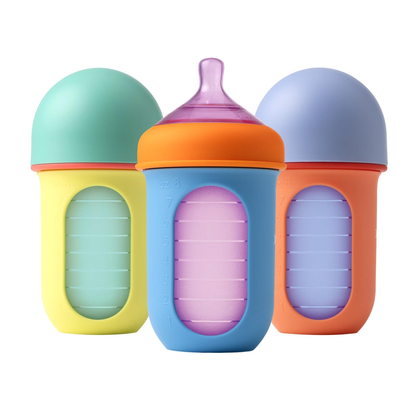 Boon Nursh Reusable Silicone Pouch Baby Bottles