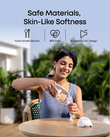 eufy Security Heated Wearable Breast Pump E20, Hands-Free, App Control