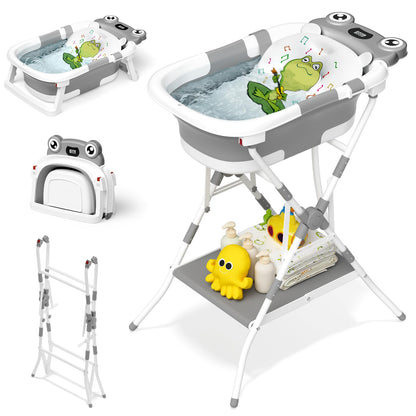 Foldable Baby Bath Tub Frog