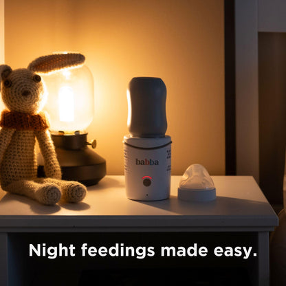 Babba Baby Bottle Cooler & Warmer for Night Feeds – Portable & App-Control