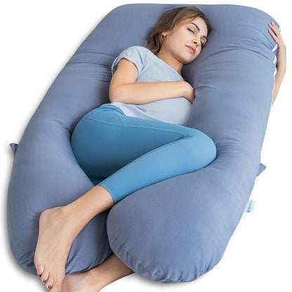 QUEEN ROSE Pregnancy Pillow, U Shaped Full Body Pillows for Sleeping Support, Maternity Pillow for Pregnant Women