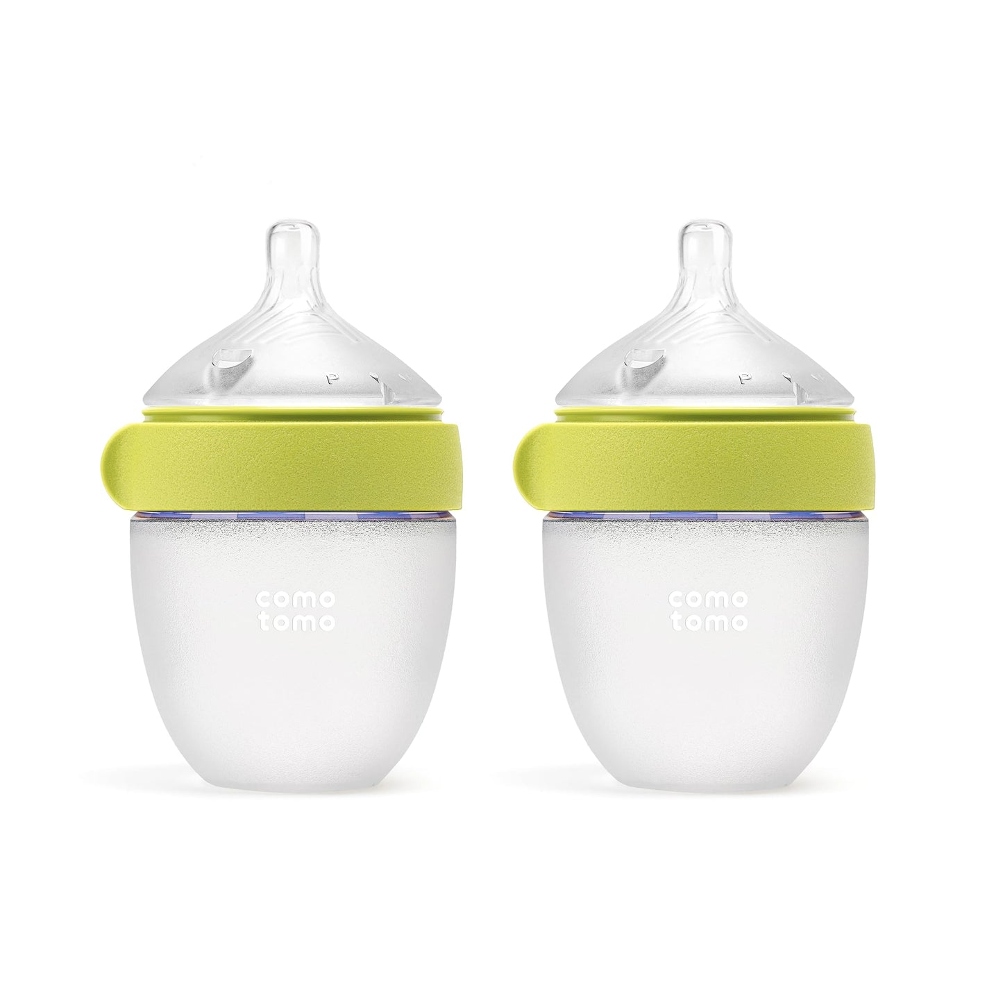 Comotomo Silicone Baby Bottle Gen 2 – 2026 Release (5oz) – True Slow-Flow Nipple for Newborn Feeding (0-3 Months) with Dual Anti Colic Vents for Breast to Bottle Transition