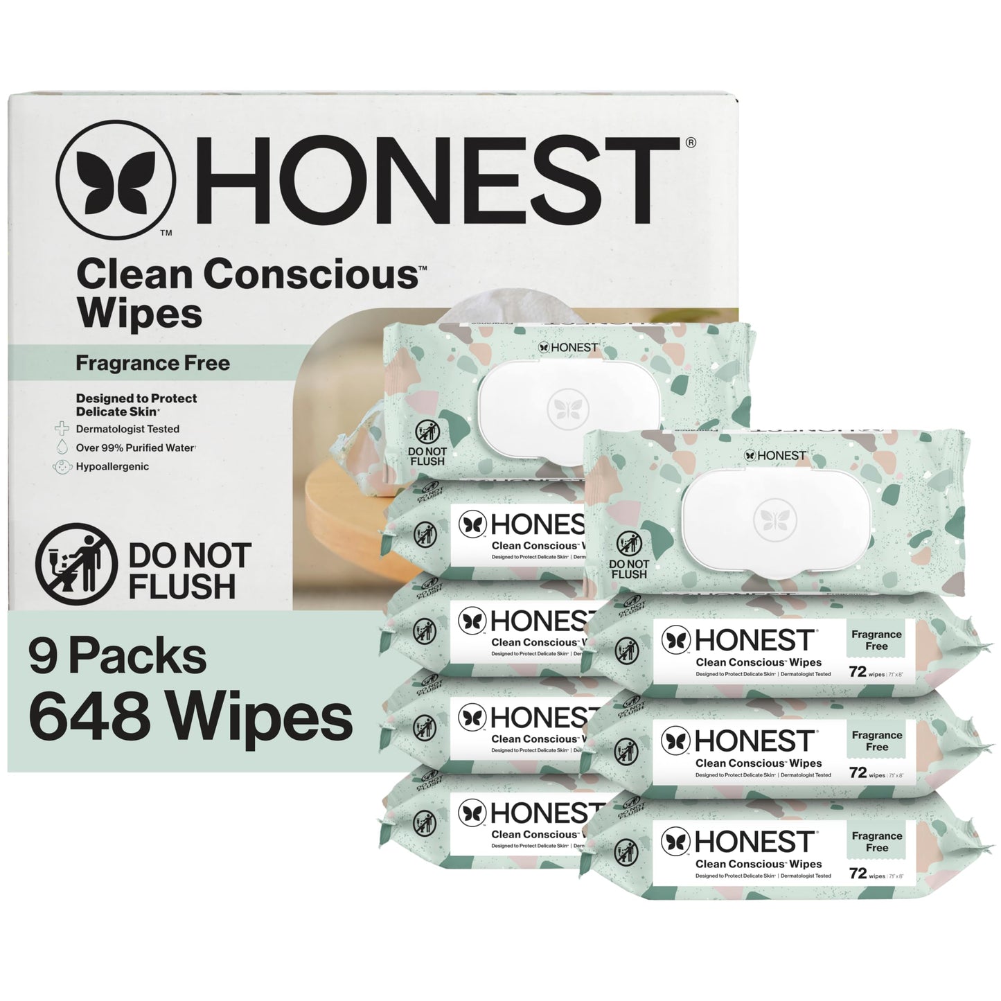The Honest Company Unscented Wipes