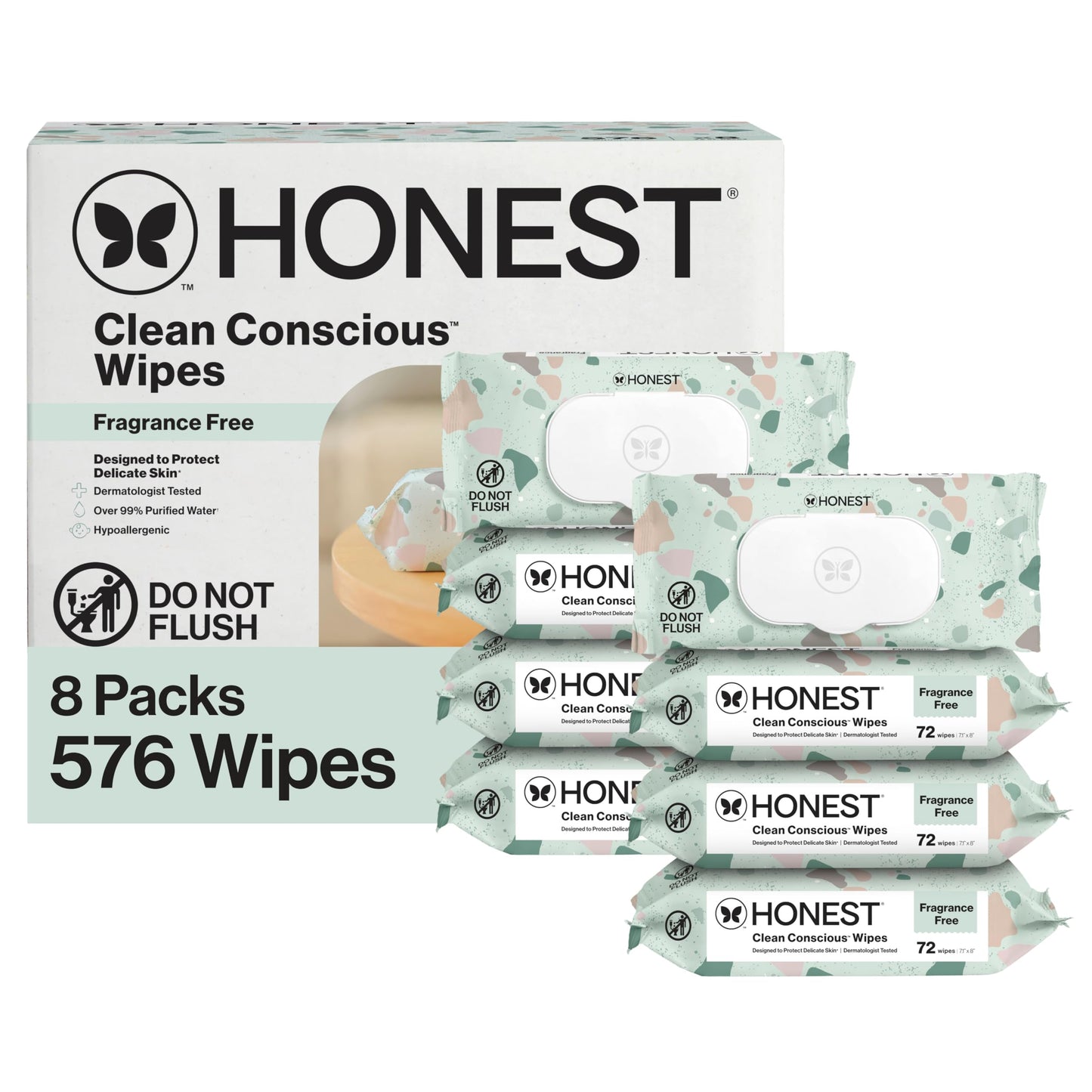 The Honest Company Unscented Wipes