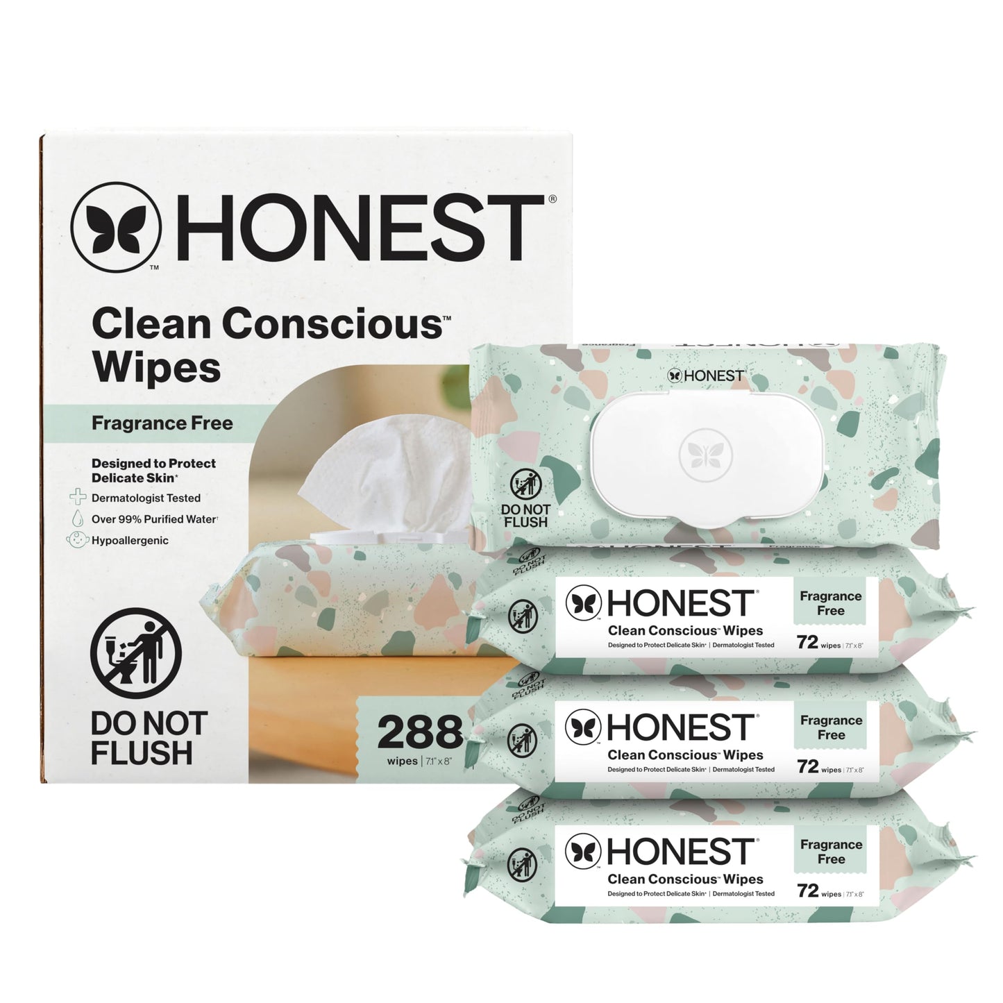 The Honest Company Unscented Wipes