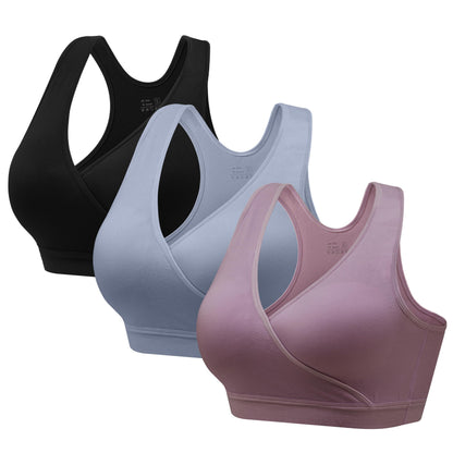HBselect Maternity Nursing Sleep Bra for Breastfeeding Wireless Bralette