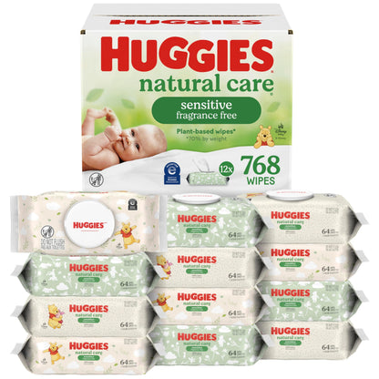 Huggies Natural Care Sensitive Baby Wipes