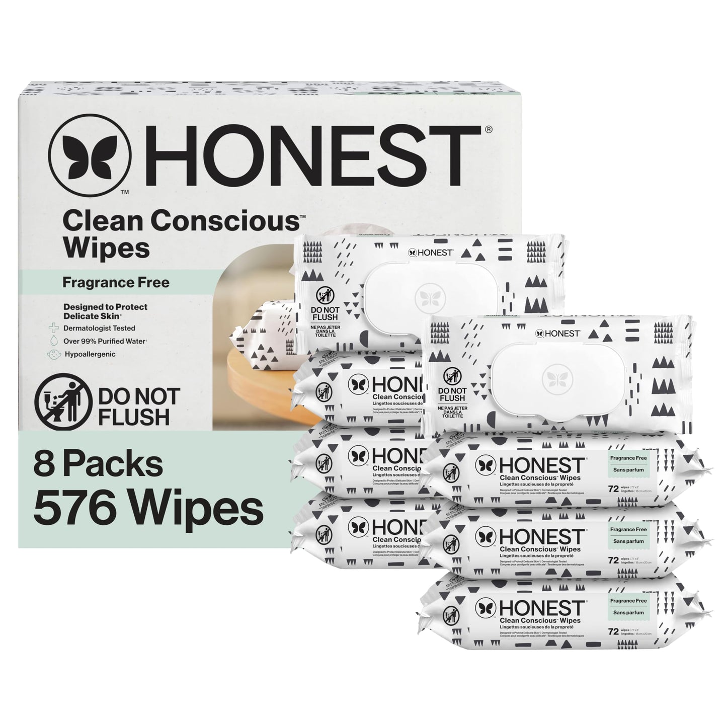 The Honest Company Unscented Wipes