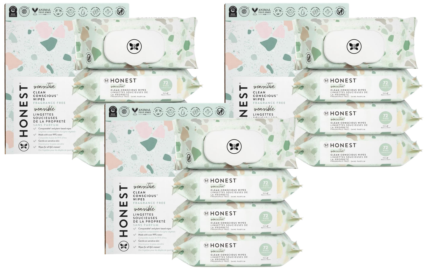 The Honest Company Unscented Wipes