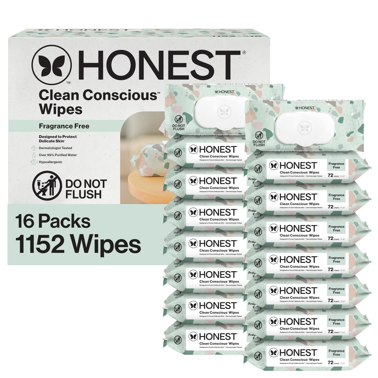 The Honest Company Unscented Wipes