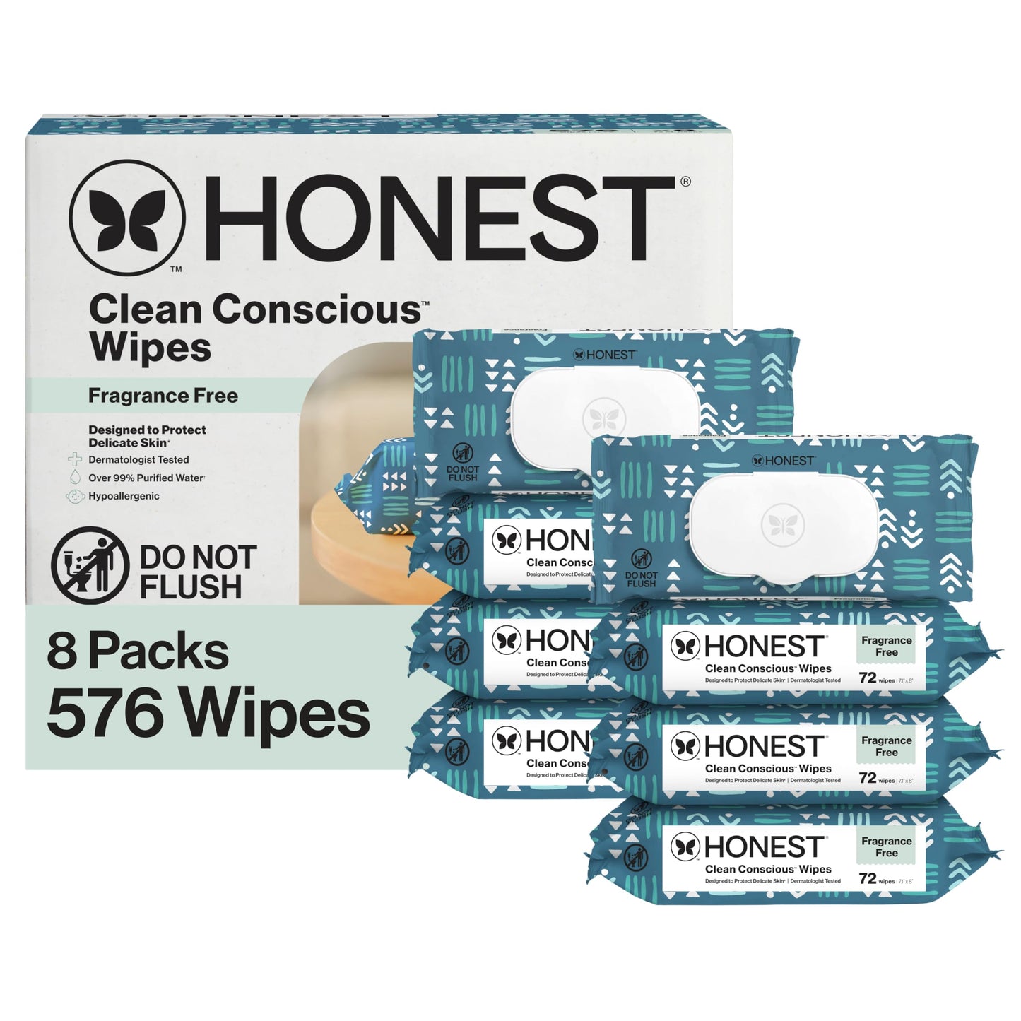 The Honest Company Unscented Wipes