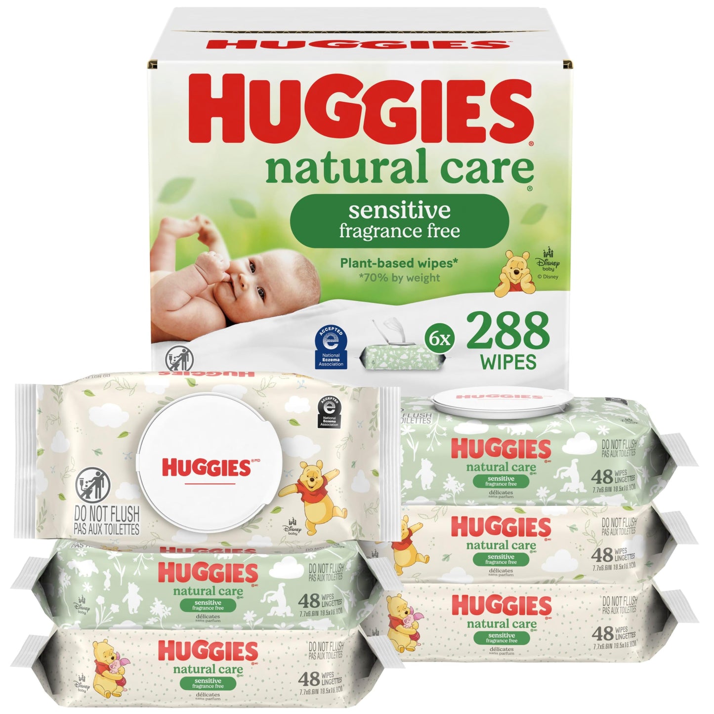 Huggies Natural Care Sensitive Baby Wipes