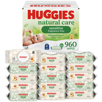 Huggies Natural Care Sensitive Baby Wipes