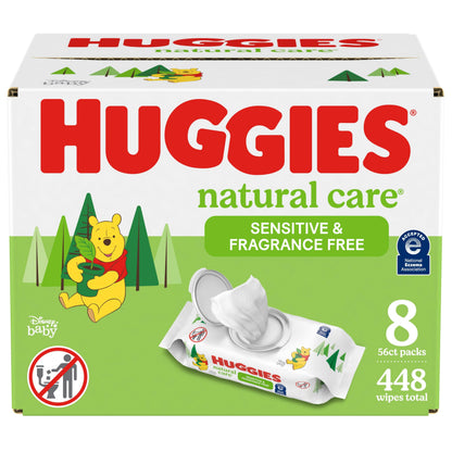 Huggies Natural Care Sensitive Baby Wipes
