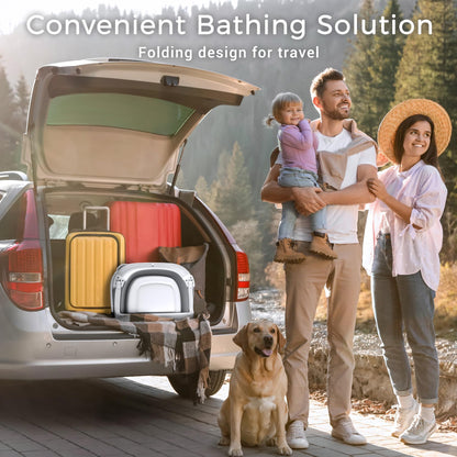 Foldable Baby Bath Tub Frog