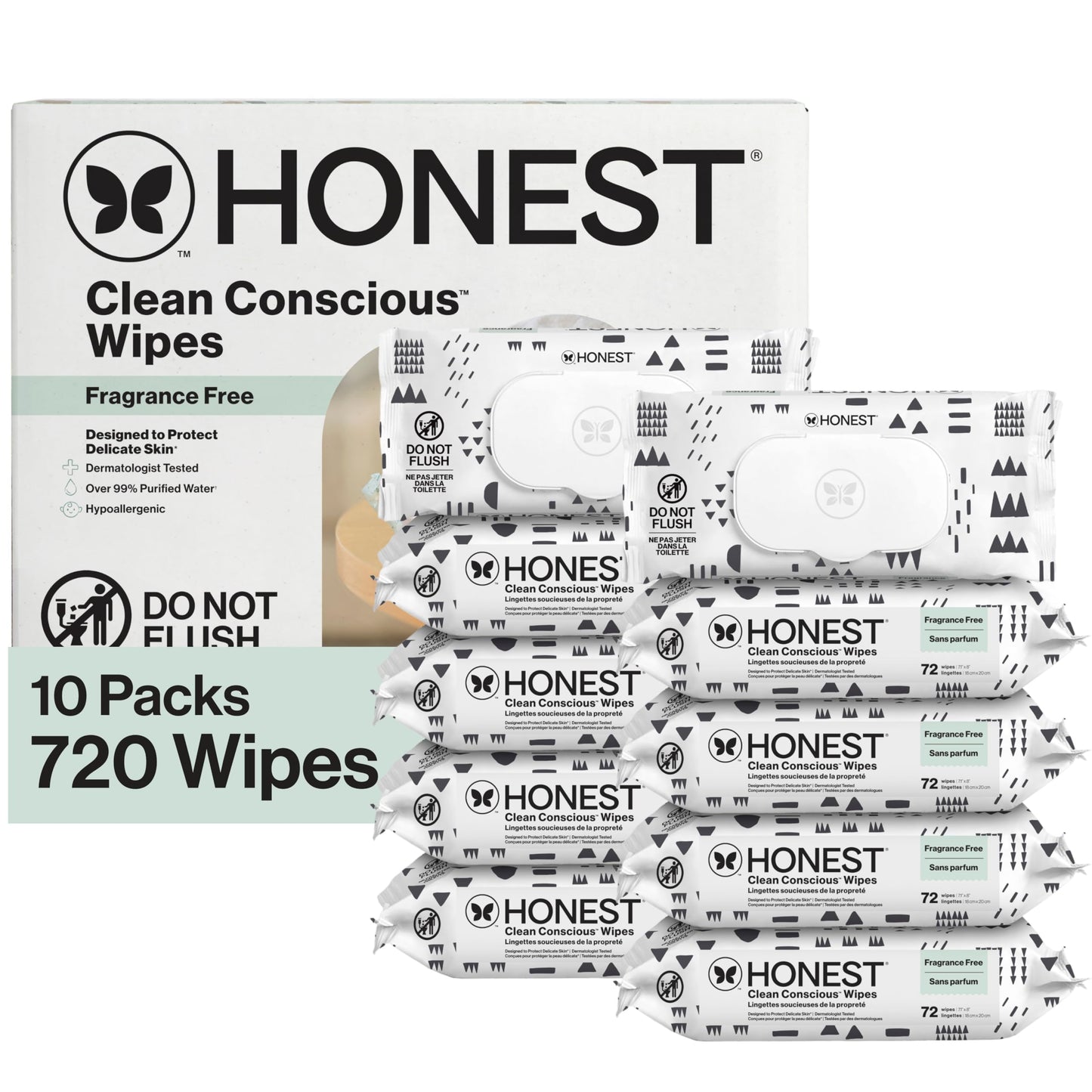 The Honest Company Unscented Wipes