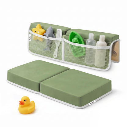 Rylor Baby Bath Kneeler & Elbow Rest Pad - Extra Thick Foam Cushion for Bathing Infants & Toddlers - Non-Slip, Comfortable Support