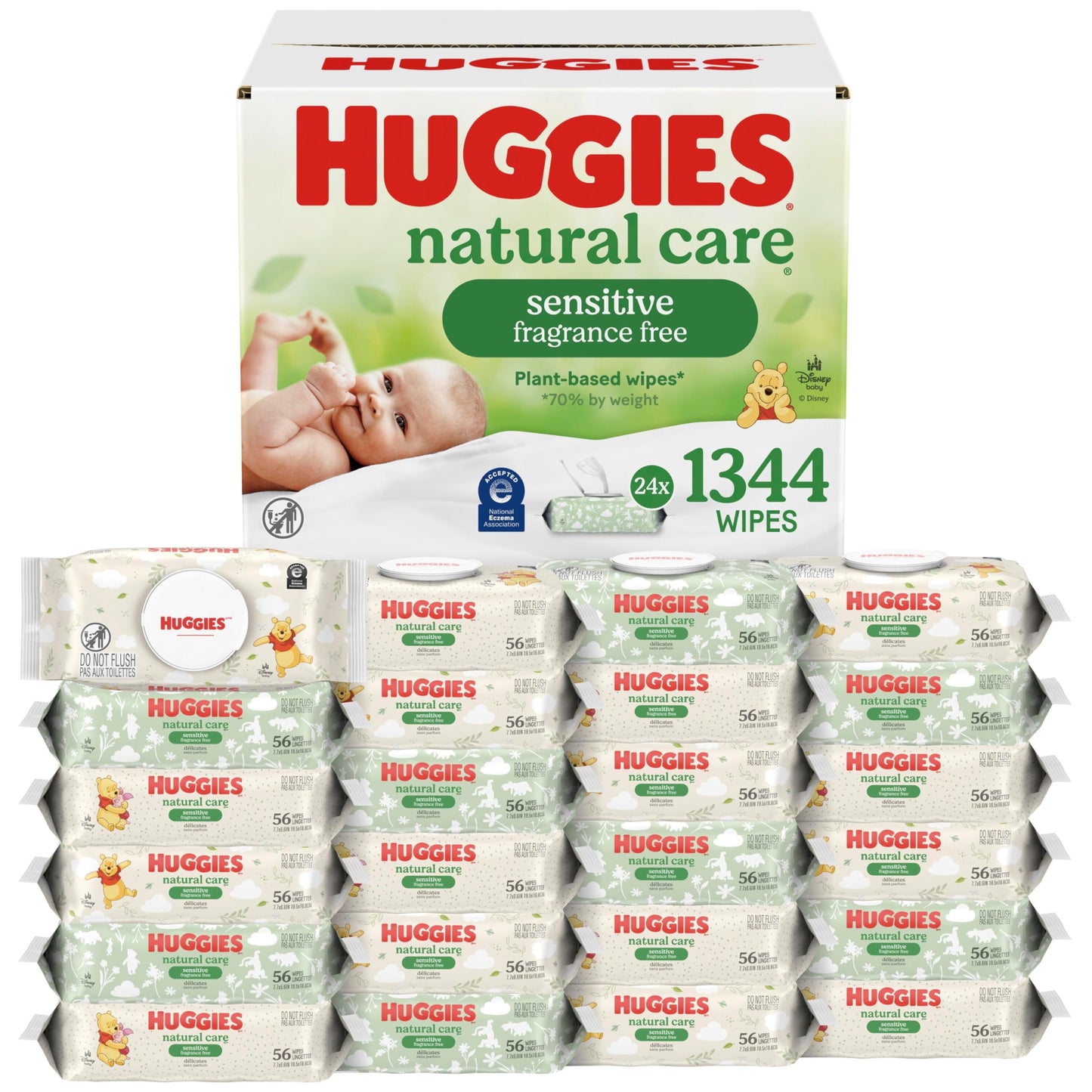 Huggies Natural Care Sensitive Baby Wipes