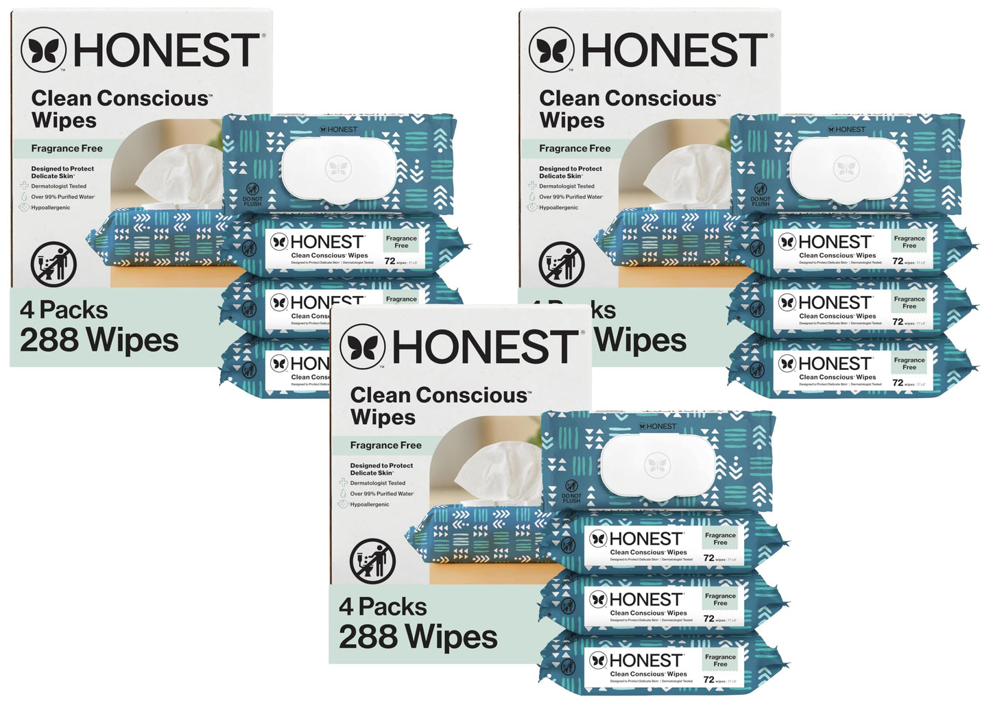 The Honest Company Unscented Wipes