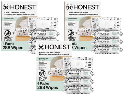 The Honest Company Unscented Wipes